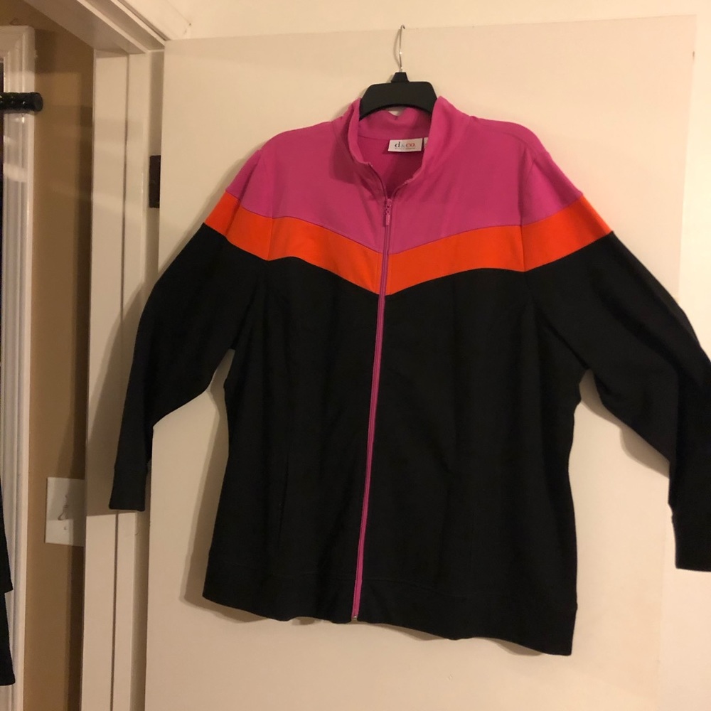 Denim and Company zip up sweatshirt 2 X